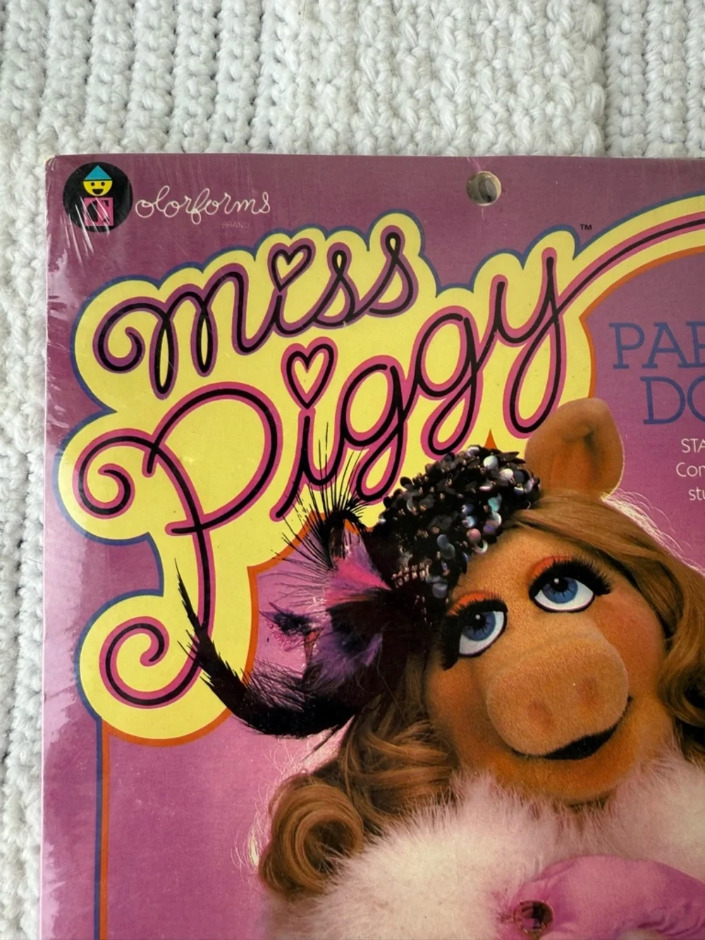 Vintage 1980 Colorforms Miss Piggy Paper Doll Set - Picture 5 of 9